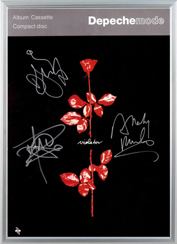 Depeche Mode - Violator Signed Music Print